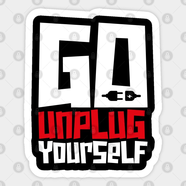 National Day of Unplugging – March Sticker by irfankokabi